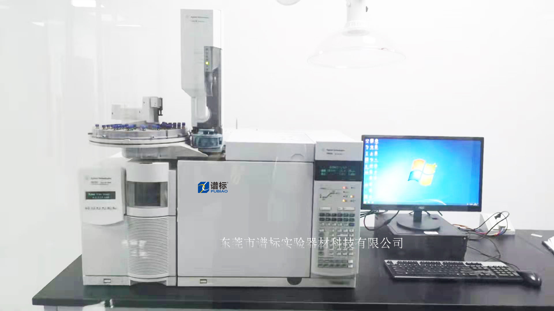 安捷倫氣質聯用儀GCMS7890A-5975C 昨日在東莞某檢測安裝調試完畢