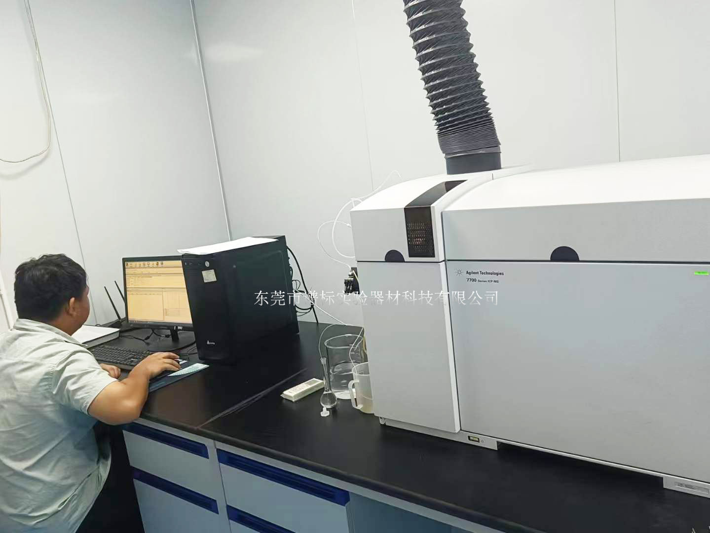 安捷倫電感耦合等離子體質譜儀ICPMS 7700X與液相色譜於7月5日在惠州某檢測安裝調試