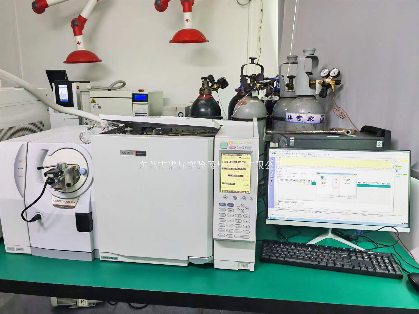 島津氣質聯用儀GCMS QP2010＋聚芯追風二次熱解析在深圳安裝培訓、調試