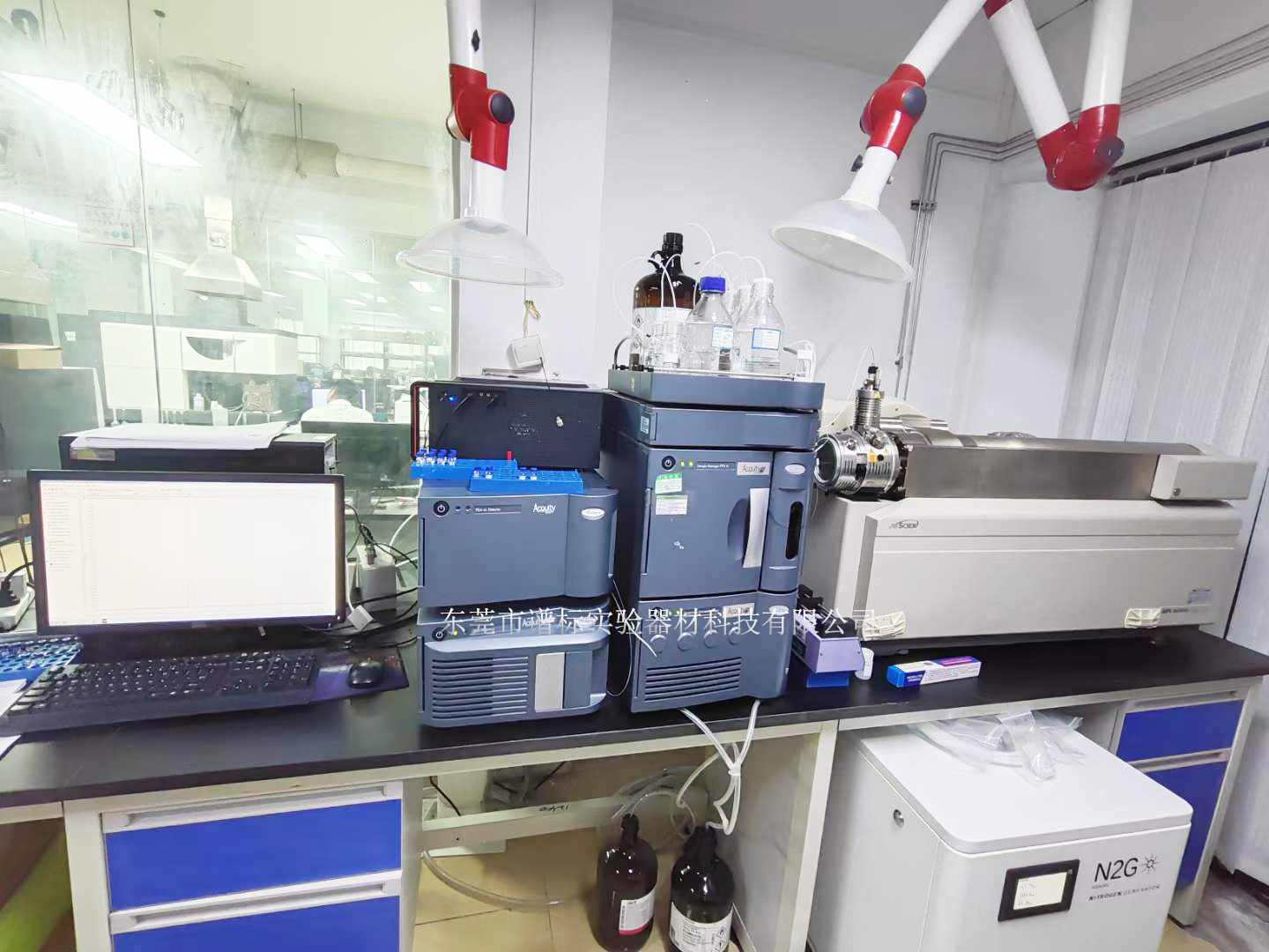 5月8日液質聯用質譜儀AB SCIEX 4000+waters液相在東莞安裝適用藥物研發,生物分析,環境監測